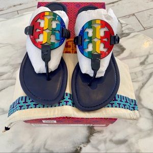 TORY BURCH MILLER SANDAL LIKE NEW